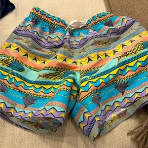 Chubbies swim trunks size medium, Aztec pattern